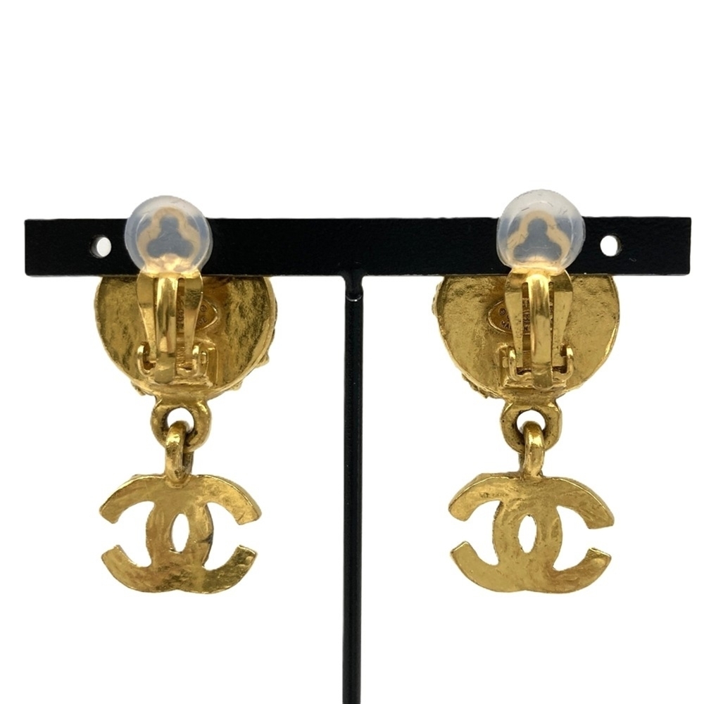 CHANEL Black Logo Earrings - Picture 4 of 8
